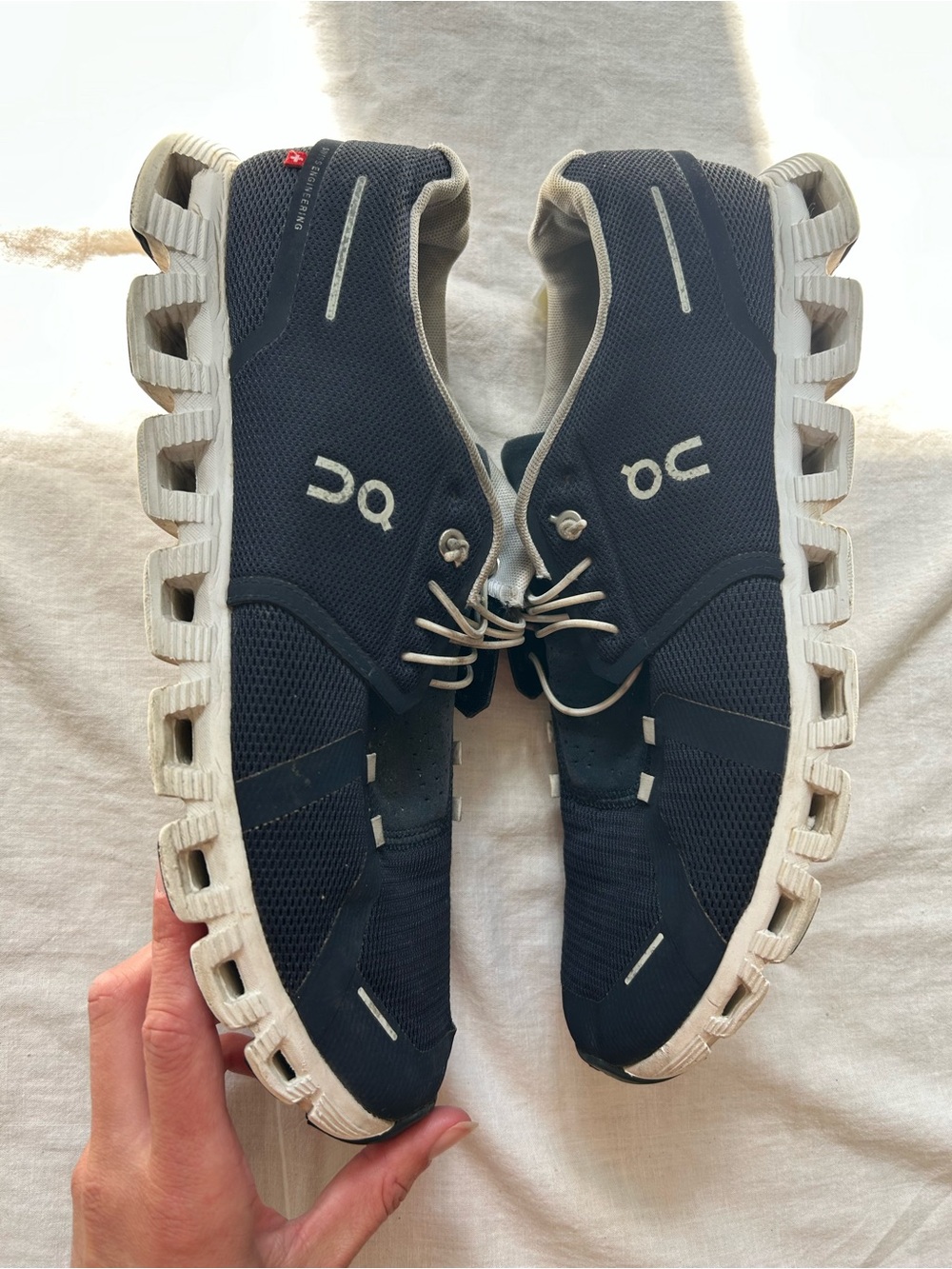 On Running Men’s Athletic Shoes — Black and White - Picture 2 of 5